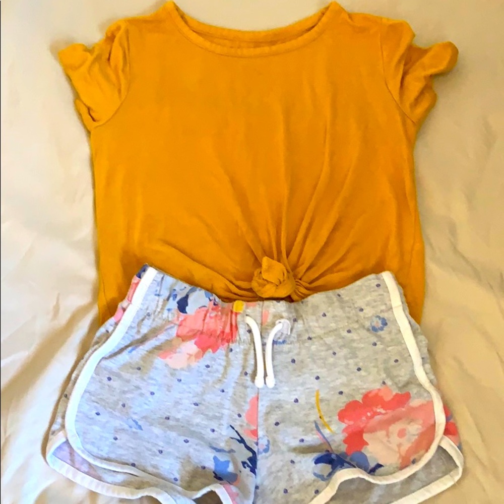 Shirt and shorts
